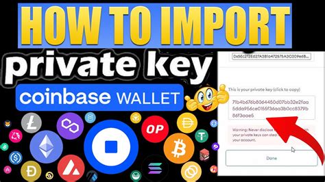 4) Enter the <b>private</b> <b>key</b> of the selected single-chain wallet. . Import private key coinbase